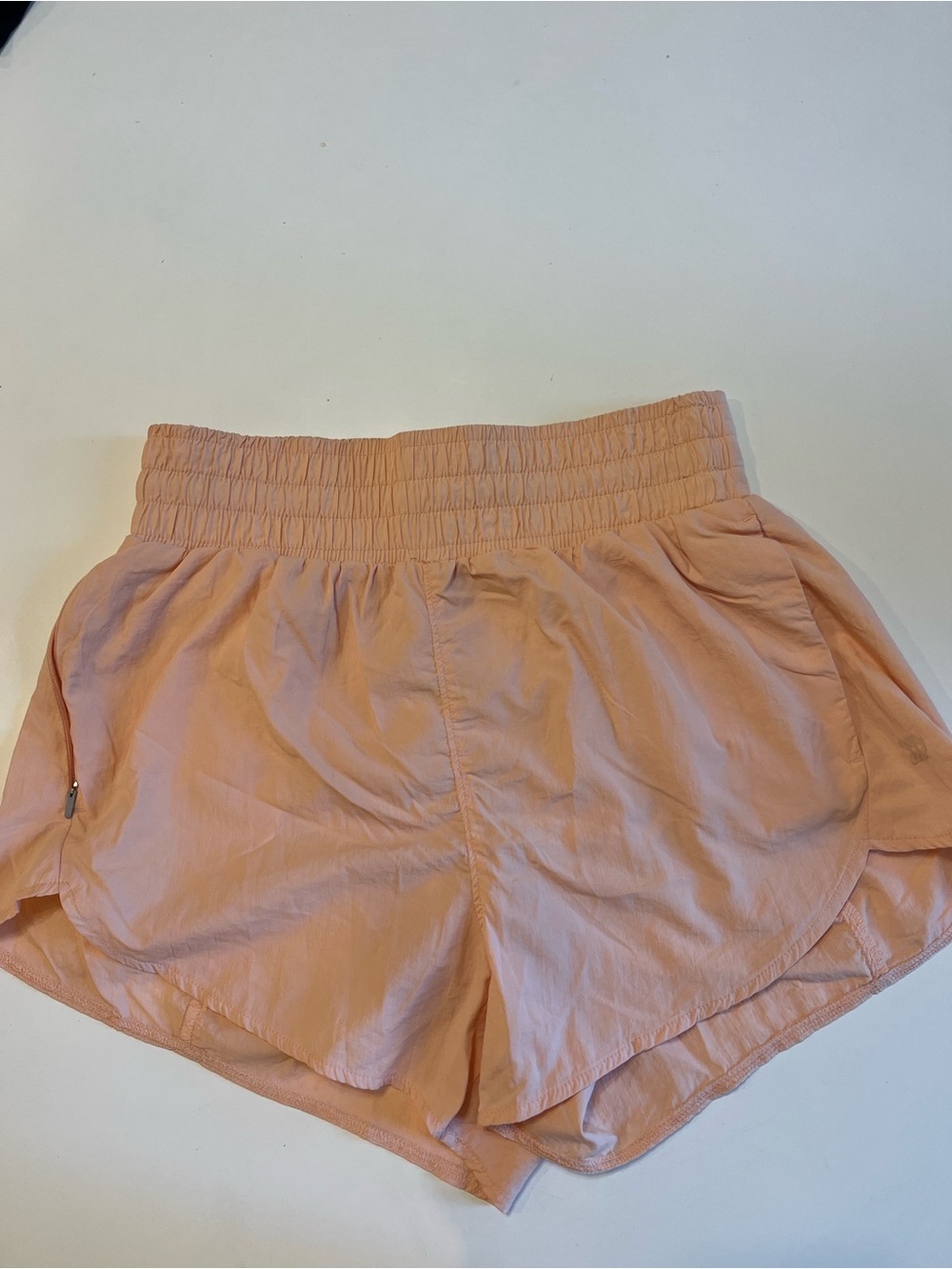 all in motion Peach Elastic-Waist Athletic Shorts